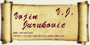 Vojin Juruković vizit kartica